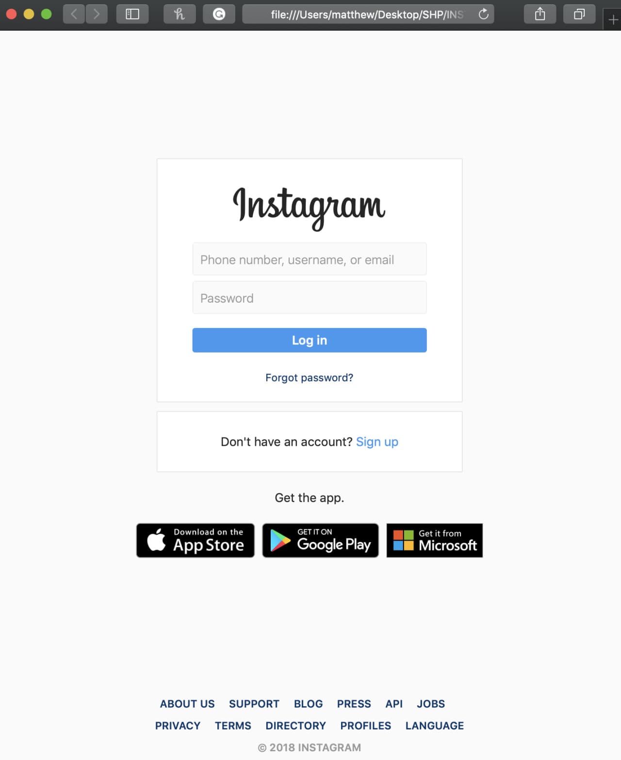 How easy is it to build a phishing page?